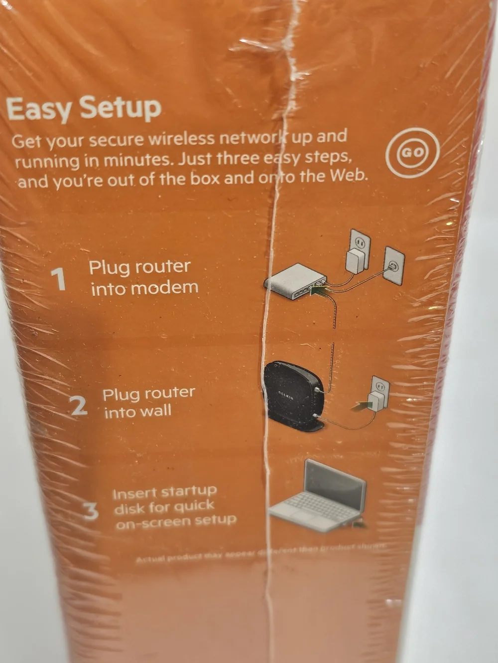 Belkin N150 Wireless Wi-Fi Router 4-Port 2.4GHz Easy Setup Internet